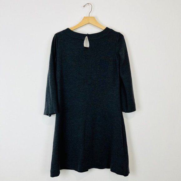 Me+Em Grey Oversized A Line Pockets Smock Flared Sleeve Tunic Dress UK 10 - Picture 11 of 11